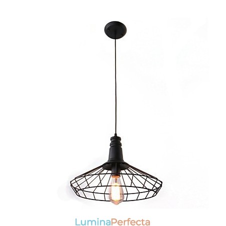 Rustic Lodge Retro Country Mini Stil Pictură Metal Pendant Lampă Garaj Rustic Lodge Retro Country Mini Stil Pictură Metal Pendant Lampă Garaj