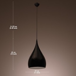 Lampă suspendată în stil mini, bol retro modern contemporan