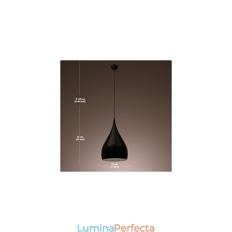 Lampă suspendată în stil mini, bol retro modern contemporan
