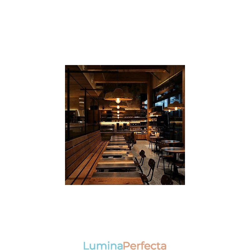 1 Șef al Muzeului Americange Creative Bamboo Pălărie de paie Ușoară Simplă