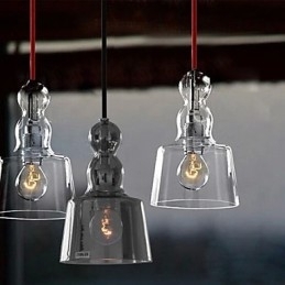 Candelabru de sticlă Linia de parfum Lampă suspendată