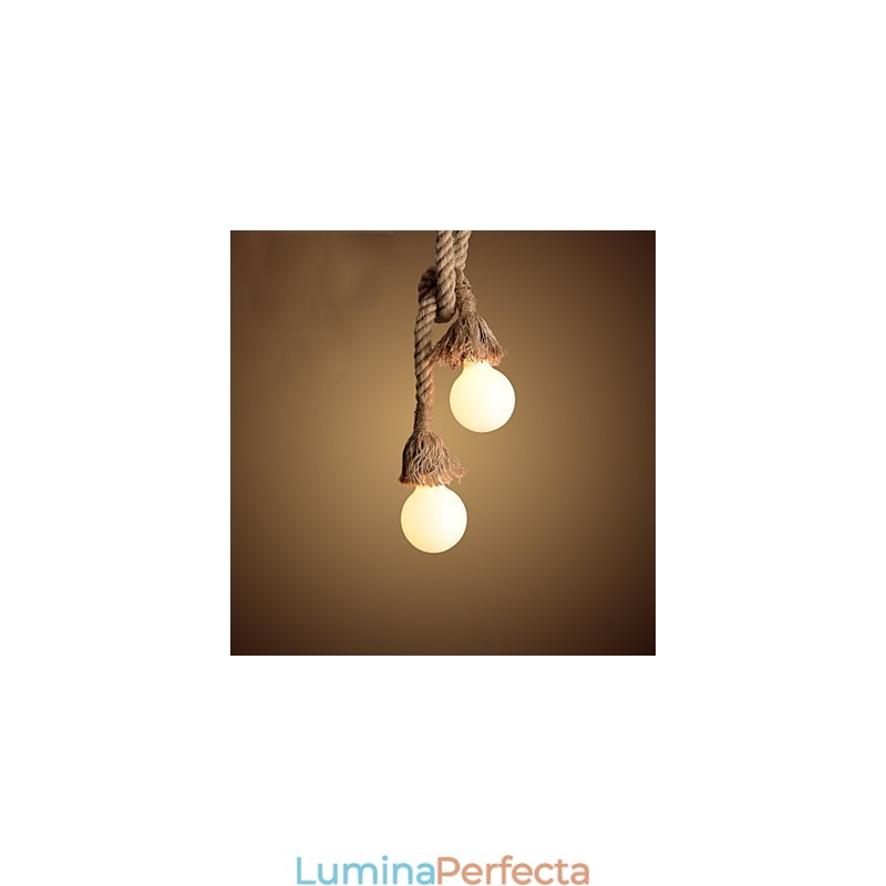 Lampe suspendate Mini Style Retro Garage Fabric