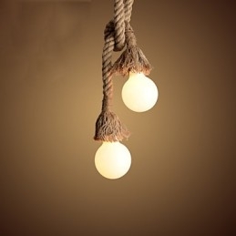 Lampe suspendate Mini Style Retro Garage Fabric