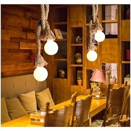 Lampe suspendate Mini Style Retro Garage Fabric