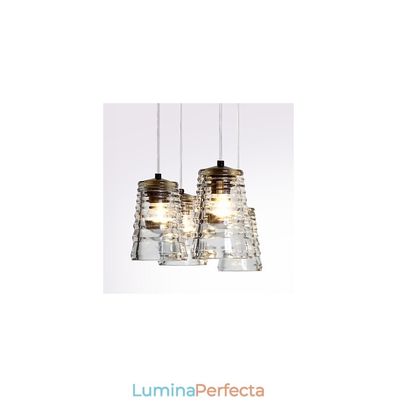 Lampă suspendată modernă din sticlă