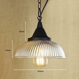 Lumini suspendate Tradițional Clasic Vintage Retro Country Garaj Metal