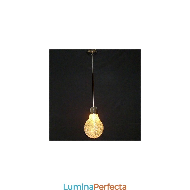 Candelabru din sârmă de aluminiu cu iluminare în stil country american