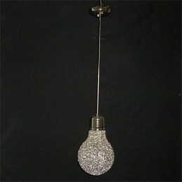 Candelabru din sârmă de aluminiu cu iluminare în stil country american