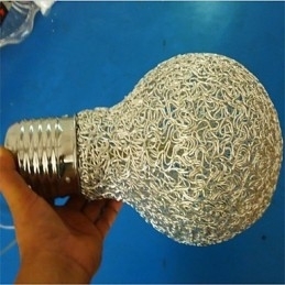 Candelabru din sârmă de aluminiu cu iluminare în stil country american