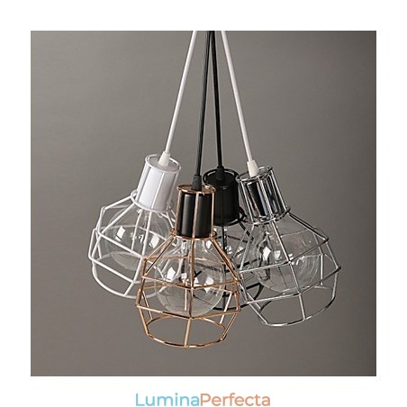 Lampă suspendată modernă din plasă metalică Lămpi suspendate simple Lampă suspendată cafenea Lampă suspendată modernă din plasă metalică Lămpi suspendate simple Lampă suspendată cafenea