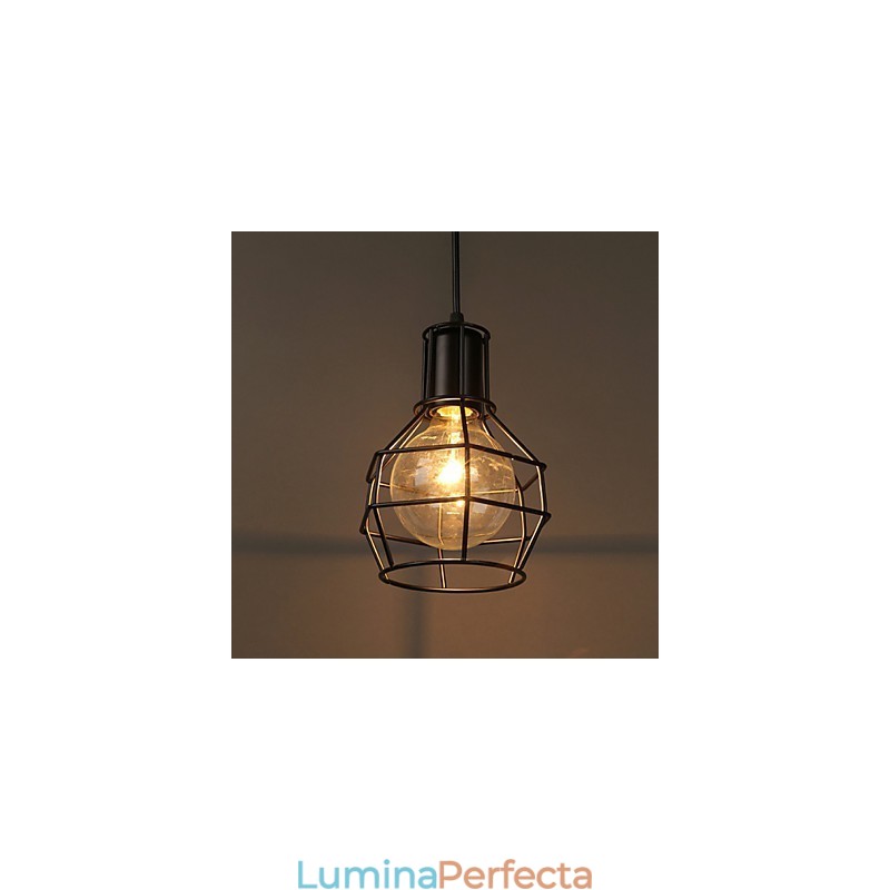 Lampă suspendată modernă din plasă metalică Lămpi suspendate simple Lampă suspendată cafenea