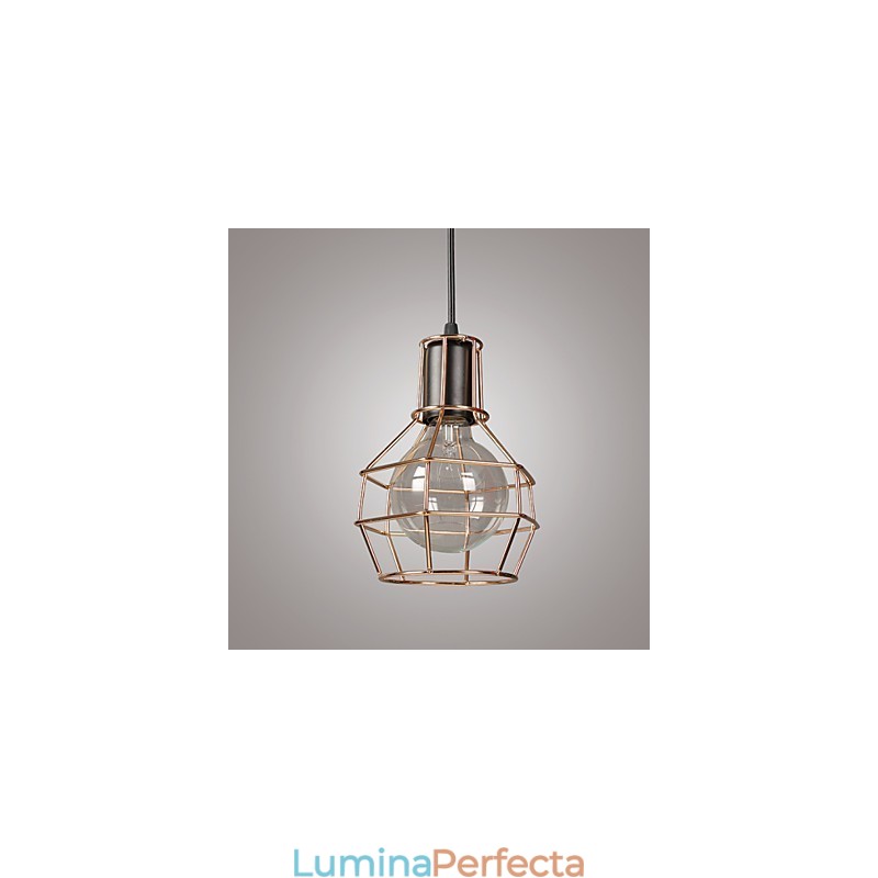 Lampă suspendată modernă din plasă metalică Lămpi suspendate simple Lampă suspendată cafenea