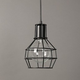 Lampă suspendată modernă din plasă metalică Lămpi suspendate simple Lampă suspendată cafenea