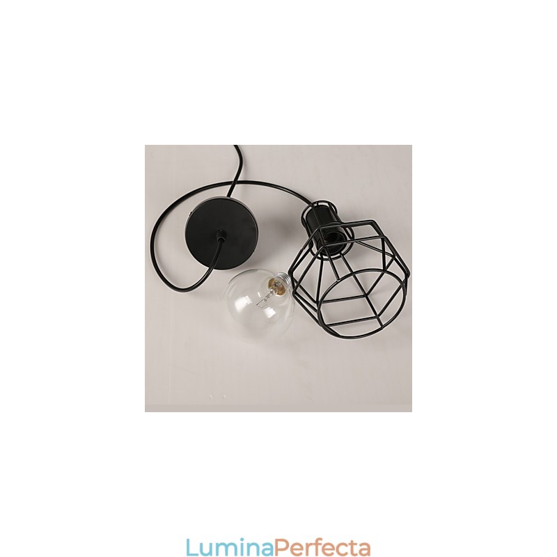 Lampă suspendată modernă din plasă metalică Lămpi suspendate simple Lampă suspendată cafenea