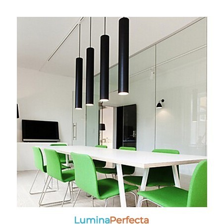 Lampă suspendată cu 1 lumină în stil Europa de Nord Lampă concisă din metal