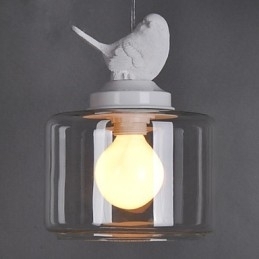 Lampă suspendată din sticlă modernă Lampă suspendată simplă Lampă pendant cafenea