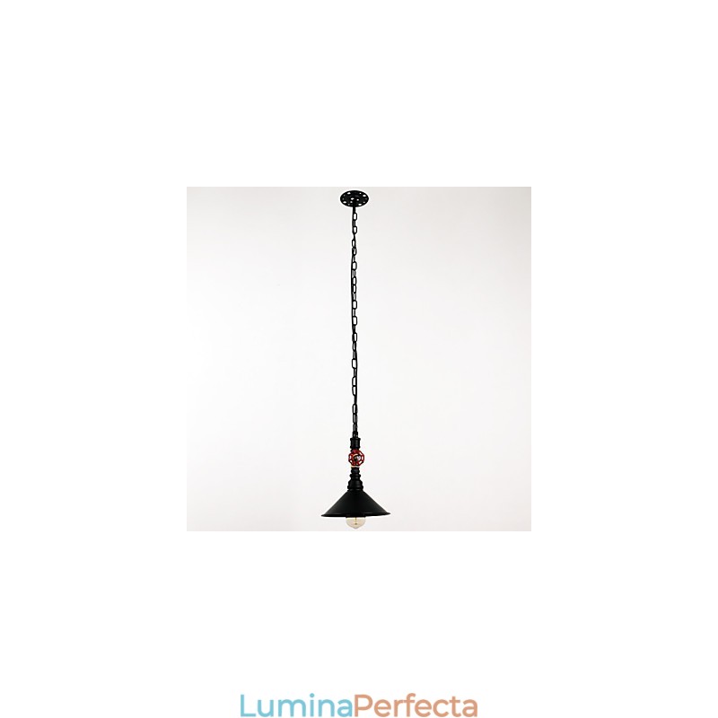 Pipe de apă Placare retro 1 Lumină Pictură Pandantiv