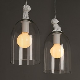 Lampă suspendată din sticlă modernă Lampă suspendată simplă Lampă pendant cafenea
