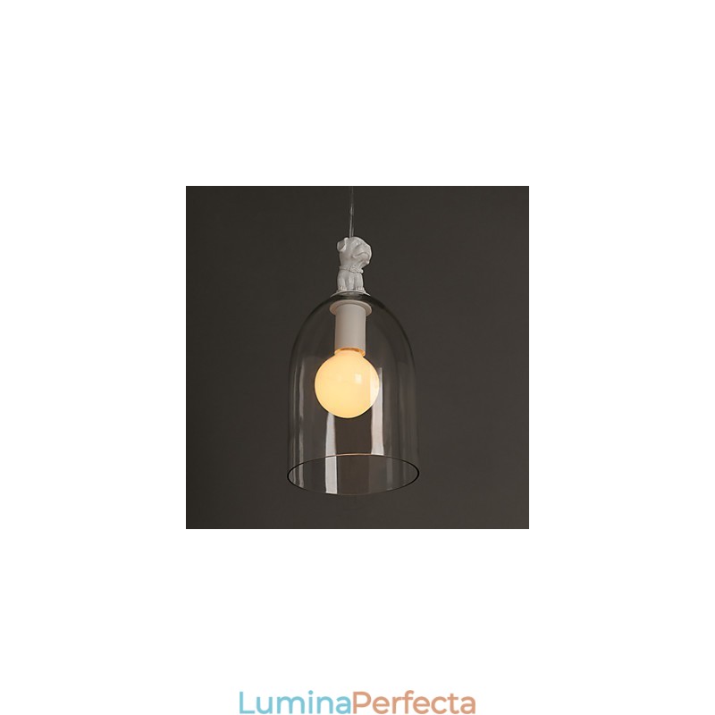 Lampă suspendată din sticlă modernă Lampă suspendată simplă Lampă pendant cafenea