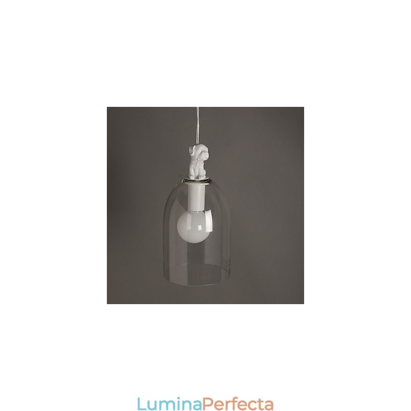 Lampă suspendată din sticlă modernă Lampă suspendată simplă Lampă pendant cafenea