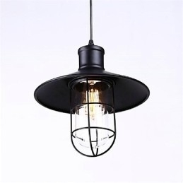 Lampă suspendată în stil rustic de fier