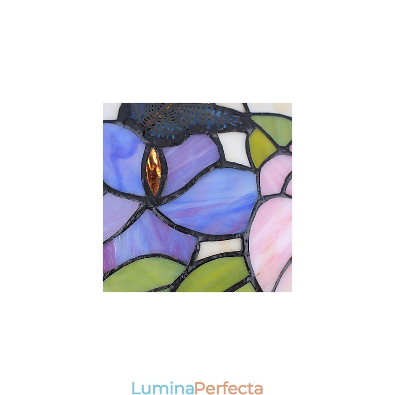 Candelabru de vitraliu de arte creative rurale, care restaurează căile antice