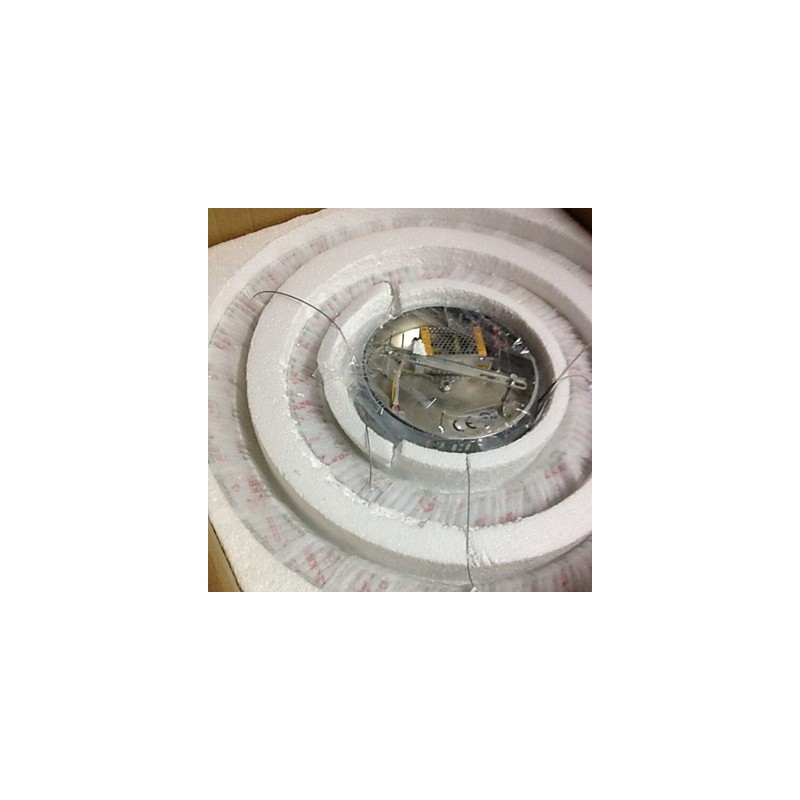 Lumină suspendată din cristal, reglabilă, Candelabru circular modern Lămpi de iluminat Plafoniere rotunde alb rece Corpuri cu telecomandă