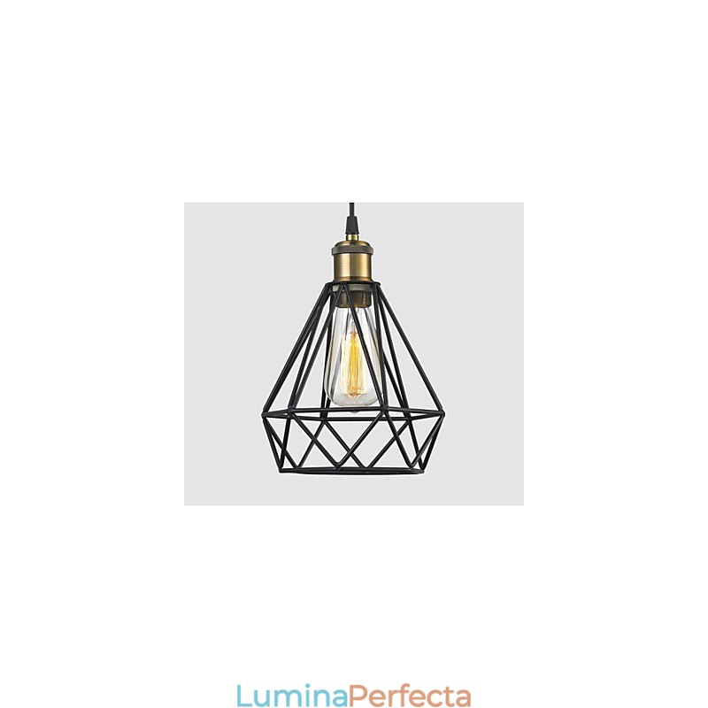 Sârmă industrială LUMINA PENDANT CUȘTII Cafe Loft Depozit Iluminat Cablu negru