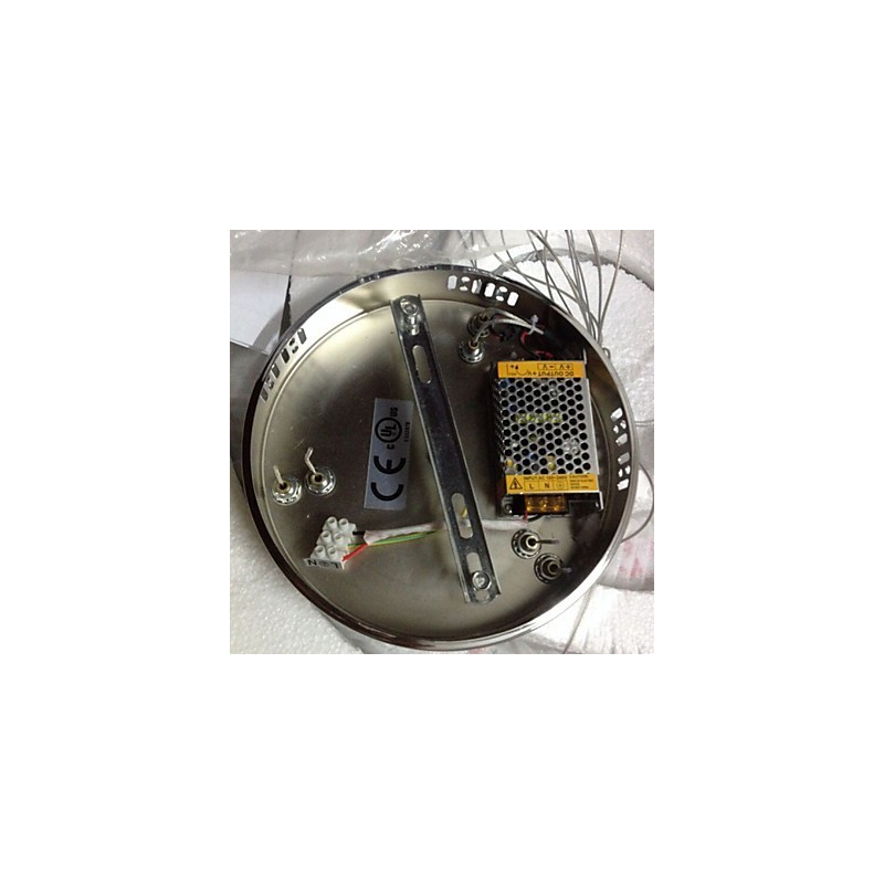 Lumină suspendată din cristal, reglabilă, Candelabru circular modern Lămpi de iluminat Plafoniere rotunde alb rece Corpuri cu telecomandă