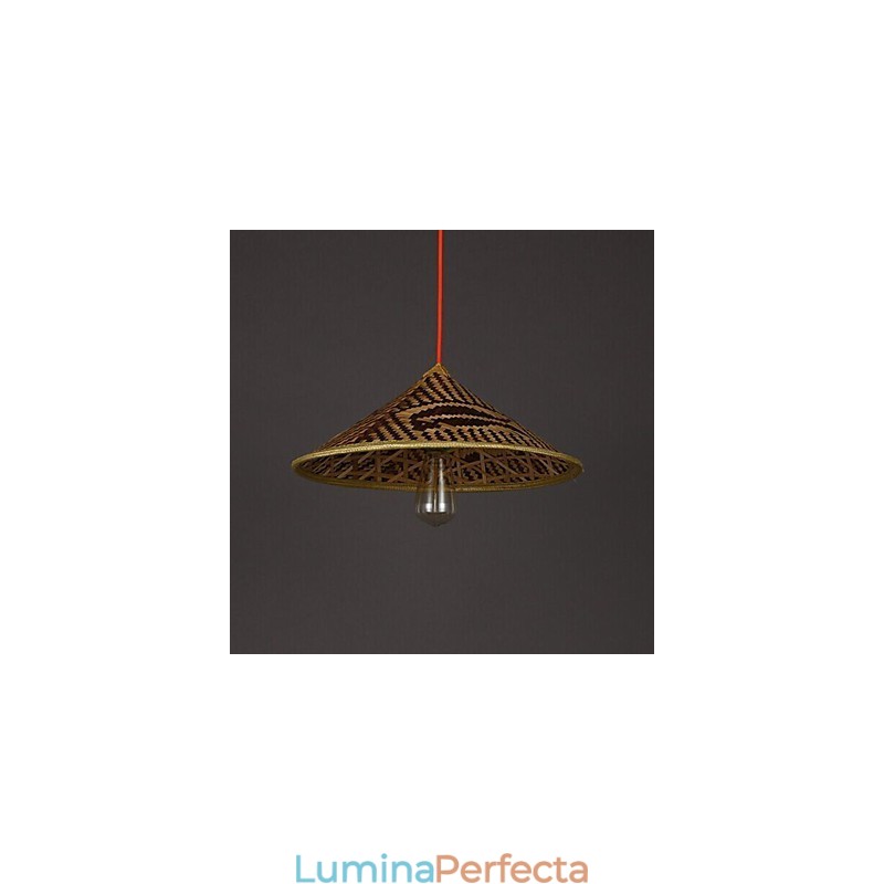 Pălărie din bambus Candelabru Candelabru Lampă Pește Oameni Pălării