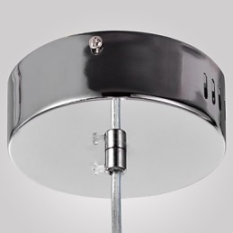 Lampă suspendată cromată în stil mini modern și contemporan