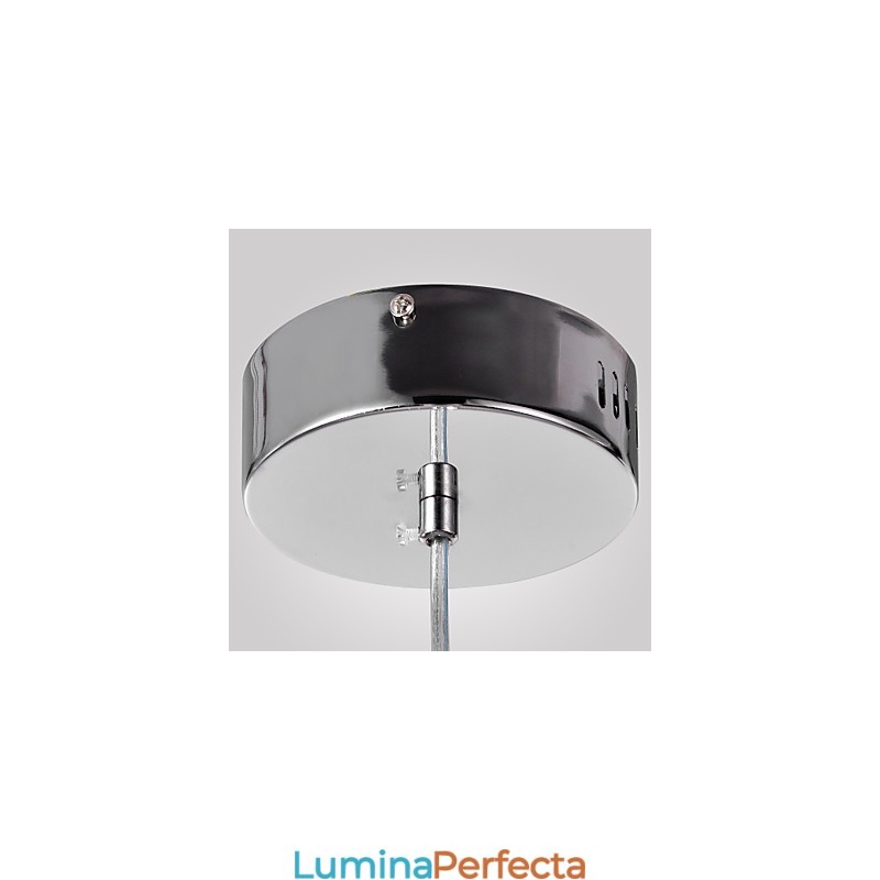Lampă suspendată cromată în stil mini modern și contemporan