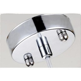 Lampă suspendată modernă, din metal cromat