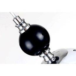 Lampă suspendată modernă, din metal cromat