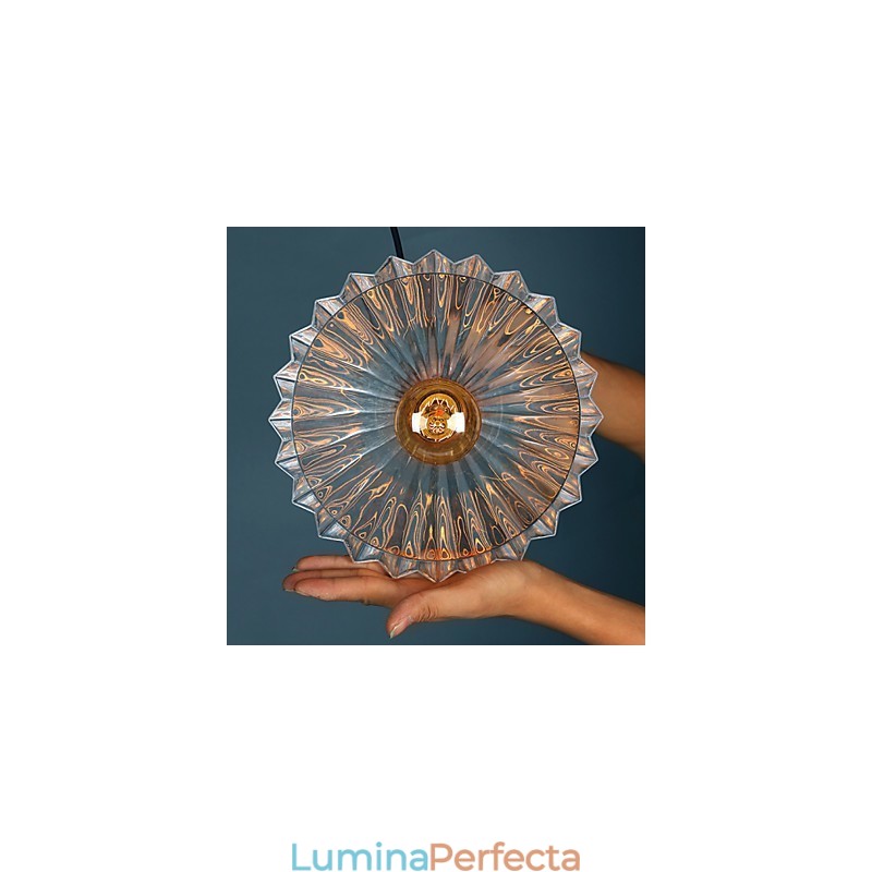 Lampă suspendată din sticlă modernă Lampă suspendată simplă Lampă pendant cafenea