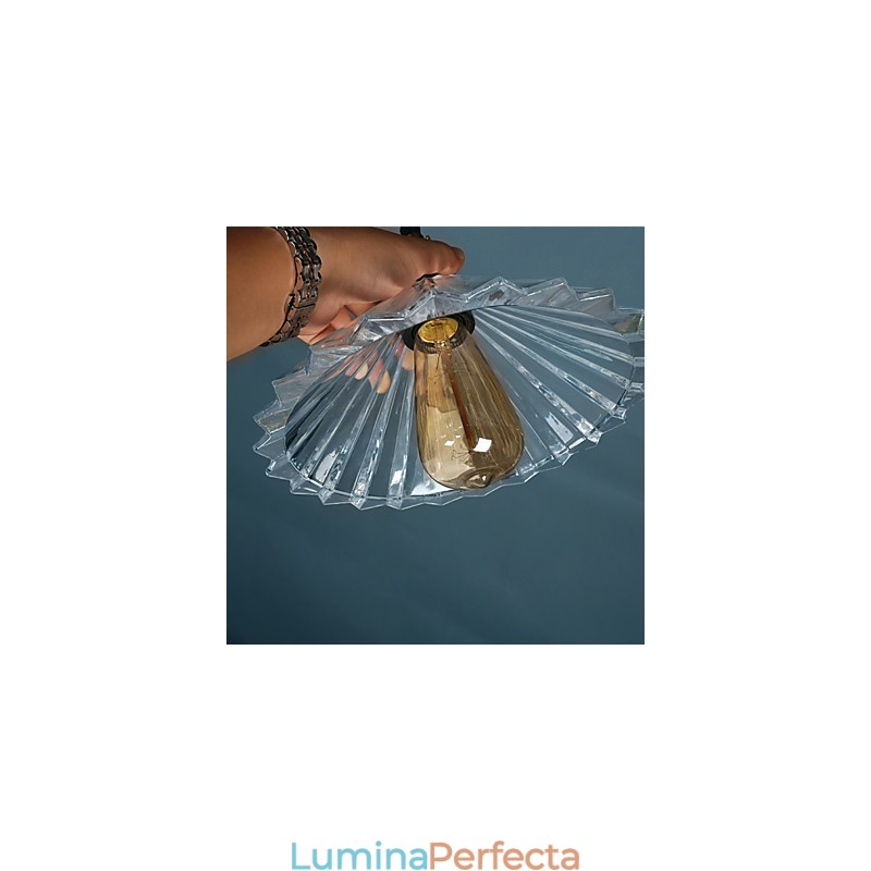 Lampă suspendată din sticlă modernă Lampă suspendată simplă Lampă pendant cafenea