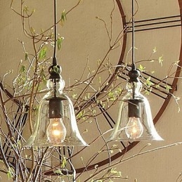 Lampă suspendată tradițională, clasică, vintage, stil mini