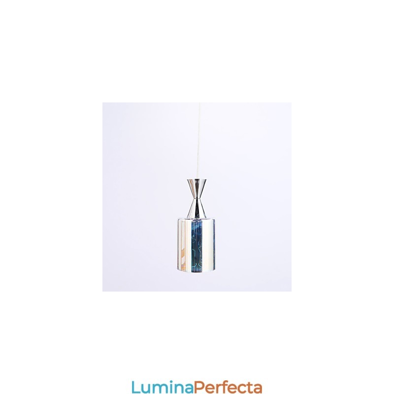 Lampă cu pandantiv cromat cu gravură laser de vis L