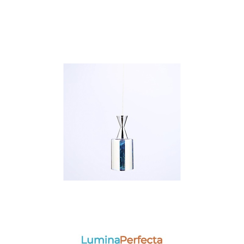 Lampă cu pandantiv cromat cu gravură laser de vis L
