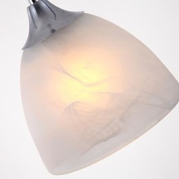 Lampă suspendată modernă cu canopy alungit cu trei lumini