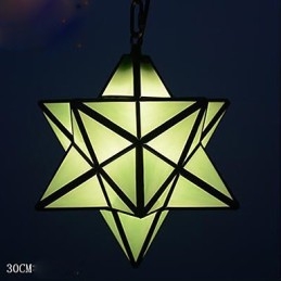 30CM Individualitate artistică Creativă Verandă Lampă cu stele moderne