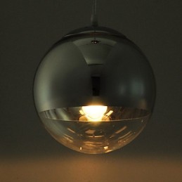 Lampă suspendată cu 1 lumină în formă de bilă
