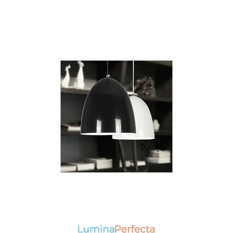 Lampă suspendată din metal cu pictură modernă contemporană