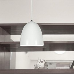 Lampă suspendată din metal cu pictură modernă contemporană