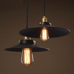 Lampă suspendată în stil european, retro, clasică, metal, droplight, oferă diametrul becului