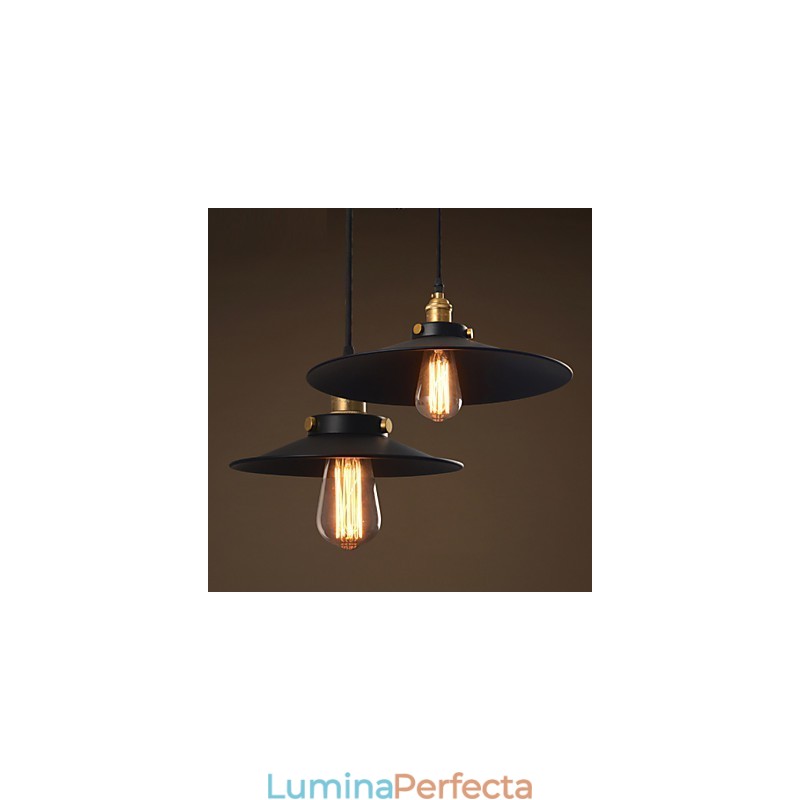 Lampă suspendată în stil european, retro, clasică, metal, droplight, oferă diametrul becului