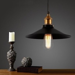 Lampă suspendată în stil european, retro, clasică, metal, droplight, oferă diametrul becului
