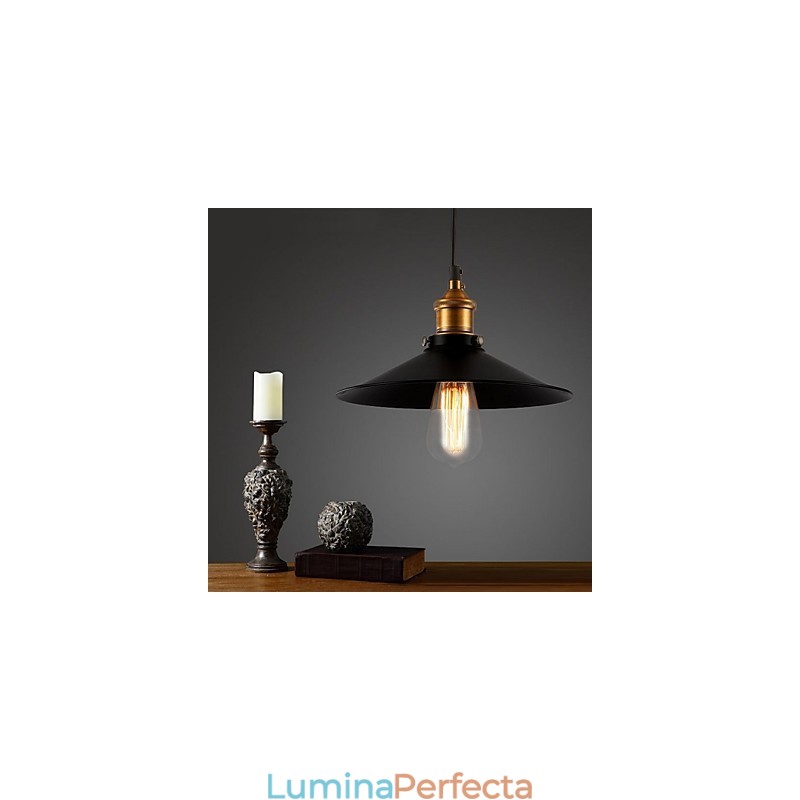 Lampă suspendată în stil european, retro, clasică, metal, droplight, oferă diametrul becului