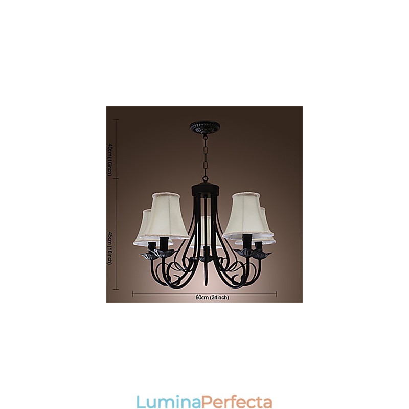 Candelabru tradițional clasic din alamă antică