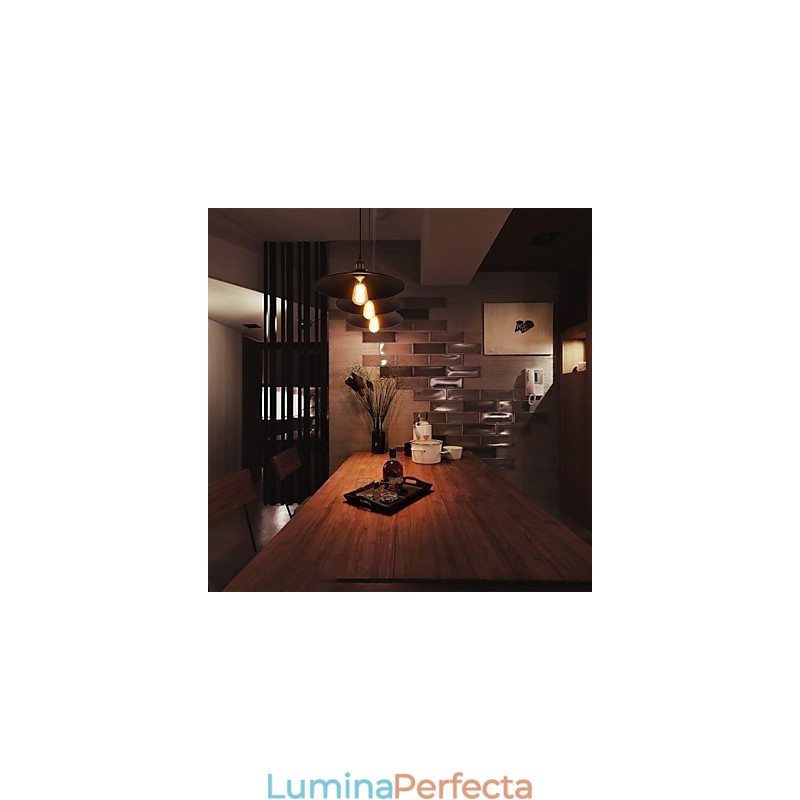 Lampă suspendată în stil european, retro, clasică, metal, droplight, oferă diametrul becului